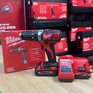 Combo Máy Khoan M18 BPD + Vặn Vít M18 BID Milwaukee | Kèm Pin + Sạc/Dùng Pin 18V| Bảo Hành 12 Tháng