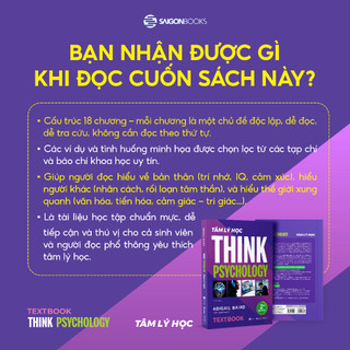 Sách - Textbook Tâm Lý Học: Think Psychology - Abigail Baird