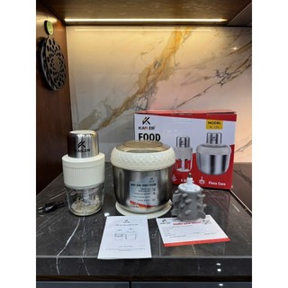 [Tặng kèm dụng cụ đánh ruốc, tỏi] Máy xay thịt đa năng Kailer KL230 2 cối cao cấp, 300W, an toàn