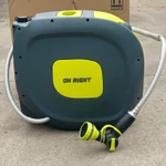 Bộ Vòi Tưới Cây , Rửa Xe Có Rulo Rút Tự Động OH RIGHT Dây Dài 30m Kèm 1 Đầu Vòi Phun Đa Năng Hàng Xuất Mỹ — ảnh 7
