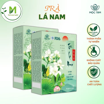 Trà lá nam - Hỗ trợ giảm cân, giảm mỡ, mát gan, tốt cho hệ tiêu hóa, chống lão hóa , hộp 30 túi lọc