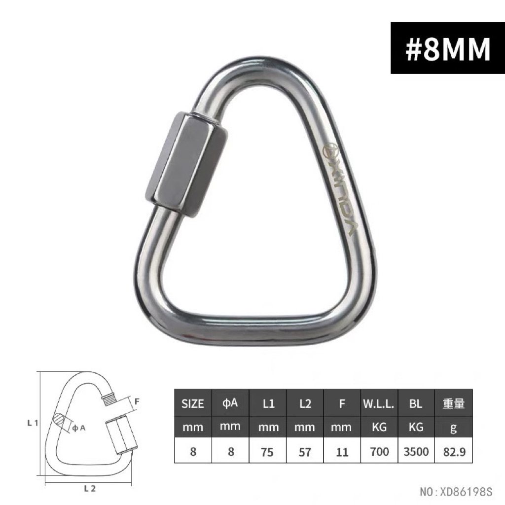 Thiết bị khoá tam giác XINDA chính hãng làm bằng thép không gỉ 304