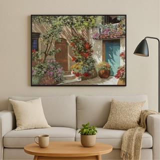 Tranh phong cảnh treo tường phong cảnh ven biển BH152 - Tranh treo tranh trí, decor quán cafe, quán ăn, quán nước