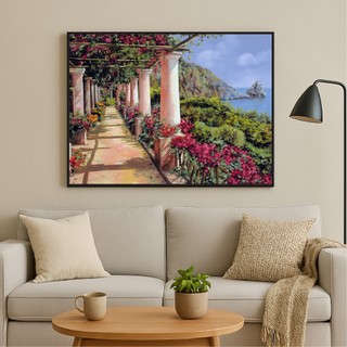 Tranh phong cảnh treo tường phong cảnh ven biển BH152 - Tranh treo tranh trí, decor quán cafe, quán ăn, quán nước