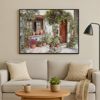 Tranh phong cảnh treo tường phong cảnh ven biển BH152 - Tranh treo tranh trí, decor quán cafe, quán ăn, quán nước