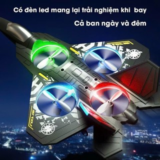 Máy Bay Đồ Chơi Điều Khiển Từ Xa 4 Cánh, Thiết Kế Phản Lực Siêu Ngầu, Bay Xa 120m, Chất Liệu EPP Dẻo Bền