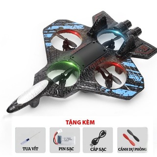 Máy Bay Đồ Chơi Điều Khiển Từ Xa 4 Cánh, Bay Cao 120m, Chất Liệu EPP Nhẹ Bền, Phản Lực Mạnh Mẽ Dễ Điều Khiển