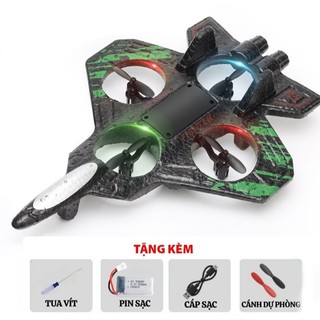 Máy Bay Đồ Chơi Điều Khiển Từ Xa 4 Cánh, Bay Cao 120m, Chất Liệu EPP Nhẹ Bền, Phản Lực Mạnh Mẽ Dễ Điều Khiển