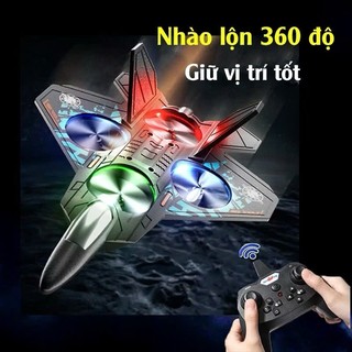 Máy Bay Đồ Chơi Điều Khiển Từ Xa 4 Cánh, Thiết Kế Phản Lực Siêu Ngầu, Bay Xa 120m, Chất Liệu EPP Dẻo Bền