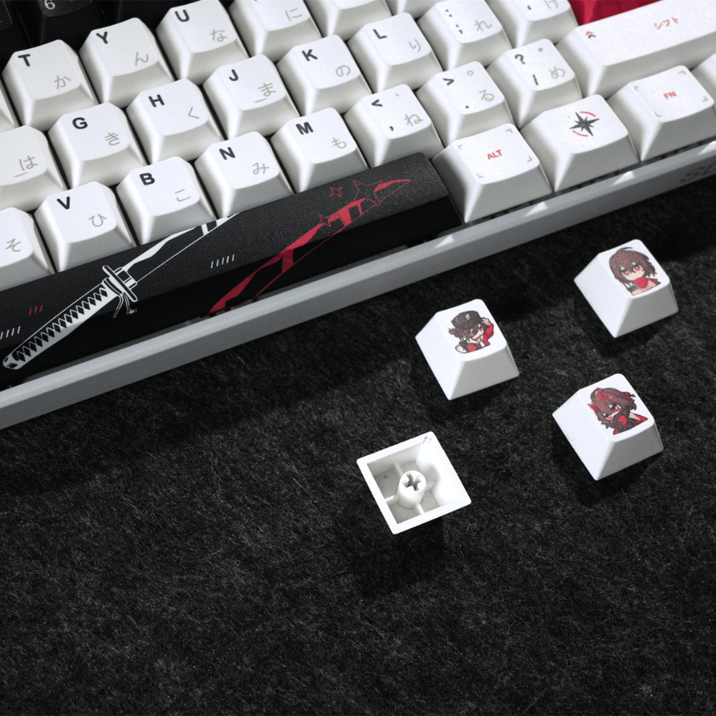Keycap Anime Yuki Aim, Nhựa PBT Dày 1,5mm Cao Cấp, Cherry Profile, In Dye-Sub Cao Cấp cho Wooting | BigBuy360 - bigbuy360.vn