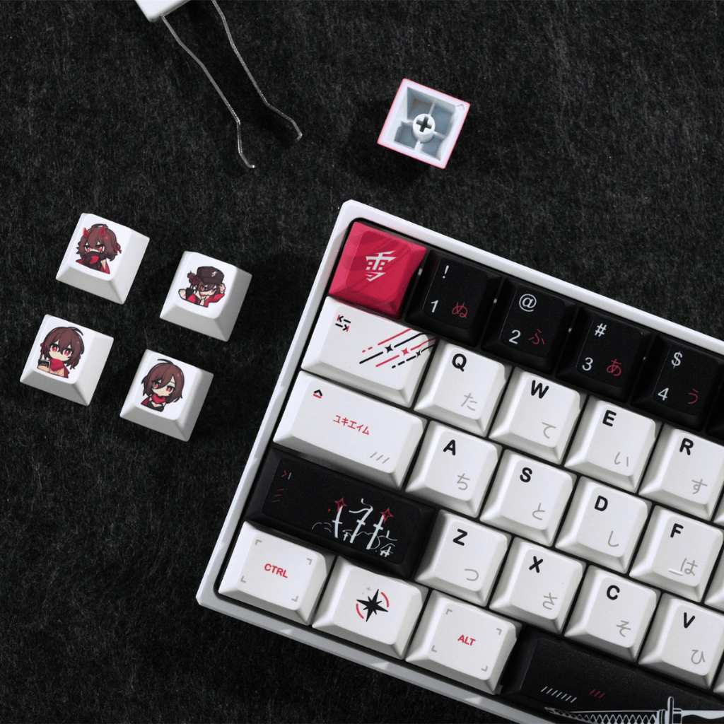 Keycap Anime Yuki Aim, Nhựa PBT Dày 1,5mm Cao Cấp, Cherry Profile, In Dye-Sub Cao Cấp cho Wooting | BigBuy360 - bigbuy360.vn