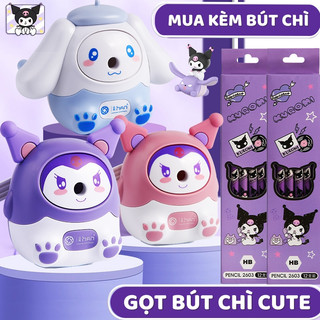 Gọt Bút Chì Tự Động Cầm Tay - Thiết kế An Toàn , Nét Gọt Sắc Đều - Phù Hợp Cho Bé