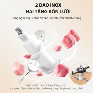 (BH 1 năm) Máy xay thực phẩm đa năng Samono SW-MFC300 1.2L - xay thịt có kèm dụng cụ bóc tỏi, 1 cối thủy tinh 3 cối nhựa