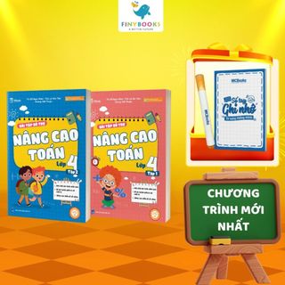 Sách - Tham khảo lớp 4 - Combo Bài tập bổ trợ nâng cao Toán lớp 4 - Theo Chương Trình Mới Nhất