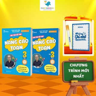 Sách - Tham khảo Lớp 3 - Combo Bài Tập Bổ Trợ Nâng Cao Toán Lớp 3 (Tập 1+Tập 2) - Theo Chương Trình Mới Nhất - TKBooks