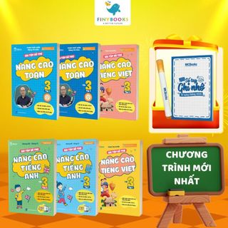 Sách - Combo Bài tập bổ trợ nâng cao Toán - Tiếng Việt - Tiếng Anh Lớp 3 - Theo chương trình SGK mới