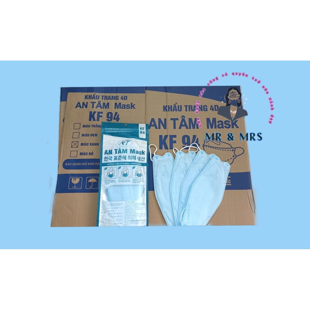Thùng Khẩu Trang KF94 An Tâm 300c - Mr&Mrshouse