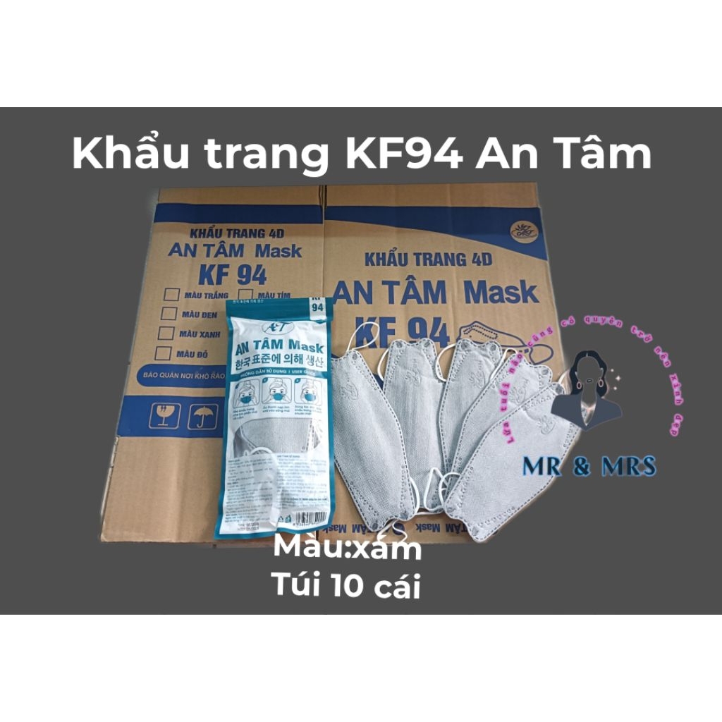 Thùng Khẩu Trang KF94 An Tâm 300c - Mr&Mrshouse