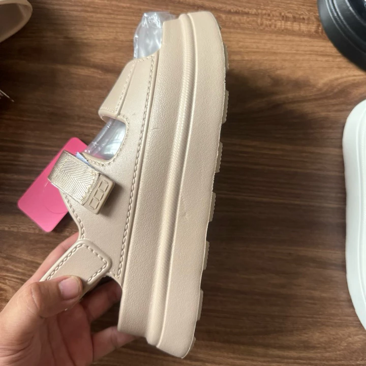 (FỎM TO LÙI SIZE) Dép Sandal Quai Hậu Nữ 2 Quai Ngang Đế Cao 6cm Quai Điều Chỉnh Đi Học Đi Chơi Phong Cách Cực Xinh