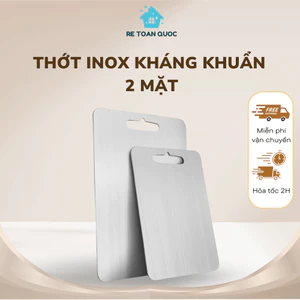 Thớt Inox 304 Kháng Khuẩn Cường Lực thớt có tay cầm chắc chắn