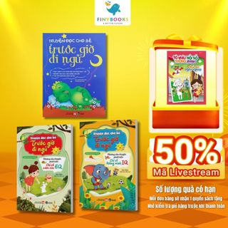 Sách - Combo Truyện đọc cho bé trước giờ đi ngủ phat triển tư duy cho bé - Đại Mai Books