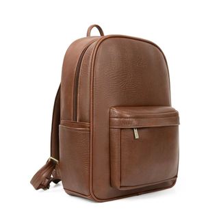 Balo da không thấm nước đựng laptop 15.6 inch, balo đi học cao cấp VACHINO - BG021.Nam, nữ đều mang được.