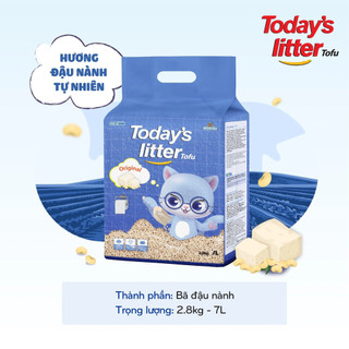 [MUA SL 6 GÓI GIÁ TỐT[ Cát vệ sinh Today's Litter Tofu cho mèo túi 7L