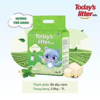 [MUA SL 6 GÓI GIÁ TỐT[ Cát vệ sinh Today's Litter Tofu cho mèo túi 7L