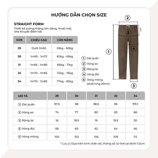 Quần ống rộng nam cao cấp KAKI STRAIGHT, BST SMART CASUAL, thoải mái, dễ phối - POLOMANOR