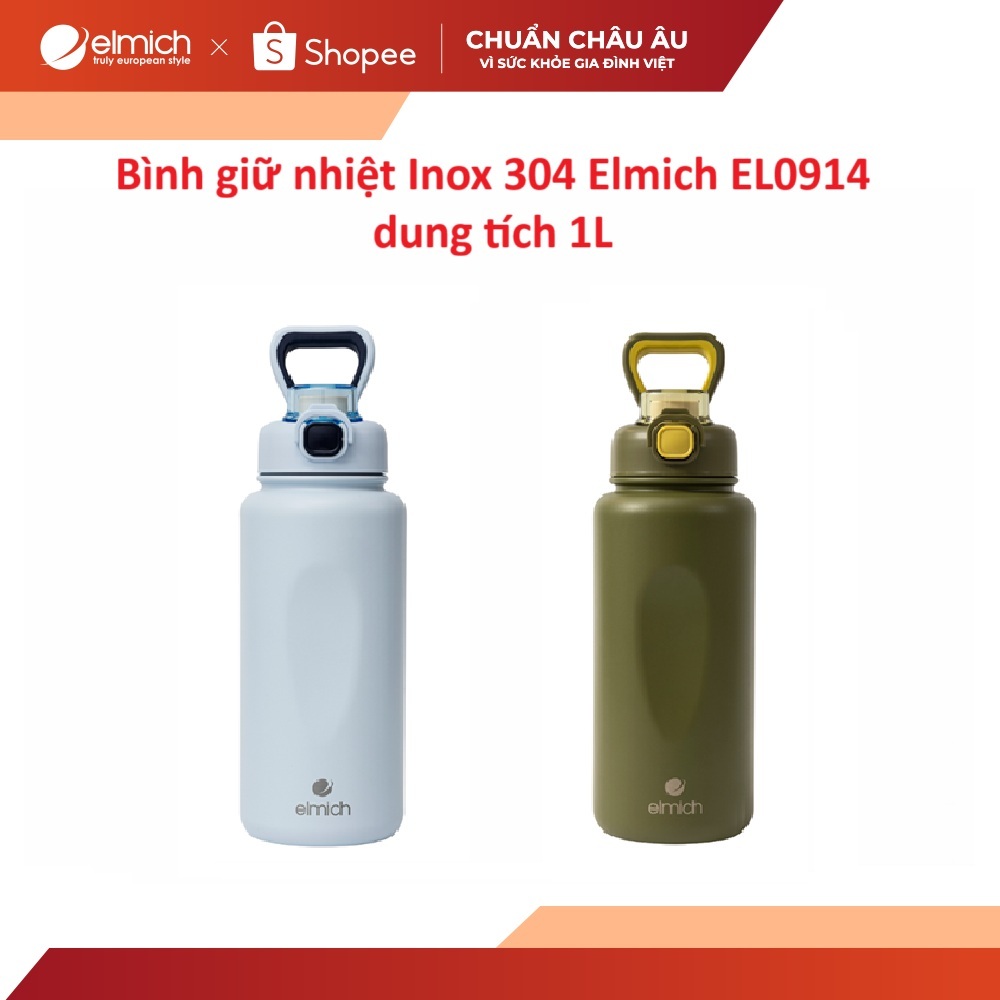 Bình giữ nhiệt Inox 304 Elmich EL0914 dung tích 1L