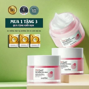 Kem Dưỡng Ẩm Cho Lỗ Chân Lông Với Muối Hồng Himalaya 50g | Cấp Nước, Dưỡng Da Mịn Màng, Săn Chắc | Chất Kem Mịn Nhẹ