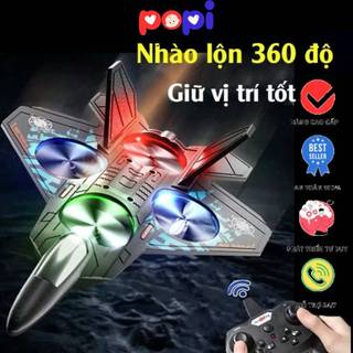 Máy Bay Đồ Chơi Điều Khiển Từ Xa 4 Cánh, Thiết Kế Phản Lực Siêu Ngầu, Bay Xa 120m, Chất Liệu EPP Dẻo Bền
