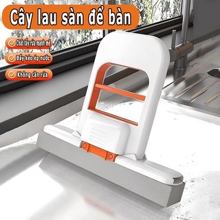Cây lau đa năng tự vắt thông minh chổi lau bàn bếp mini lau phòng tắm kính xe hơi tiện dụng】