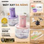 Máy xay thực phẩm đa năng Samono SW-MFC300 1.2L - xay thịt có kèm dụng cụ bóc tỏi, 1 cối thủy tinh 3 cối nhựa
