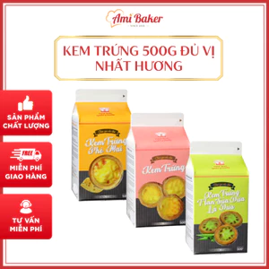 Kem Trứng Làm Bánh Tart Nhất Hương 500g Đủ Vị
