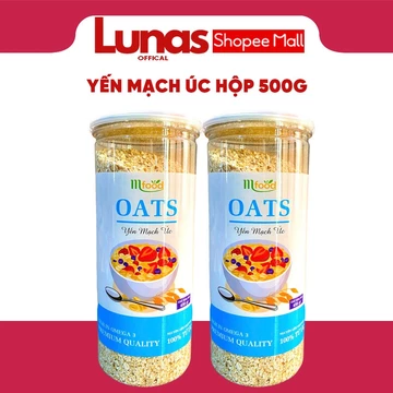YẾN MẠCH KHÔNG ĐƯỜNG cán võ nguyên cám Mfood, yến mạch nhập khẩu úc nguyên chất , yến mạch ăn kiêng