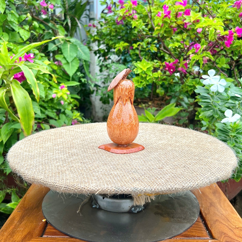 Lọ Tăm Gỗ Dừa Hình Hồ Lô, Trái Cà, Hộp Đựng Tăm Thủ Công Mỹ Nghệ Trang Trí Bàn Ăn, Đựng Tăm Nhỏ Gọn Tiện Lợi - KIM TỨ