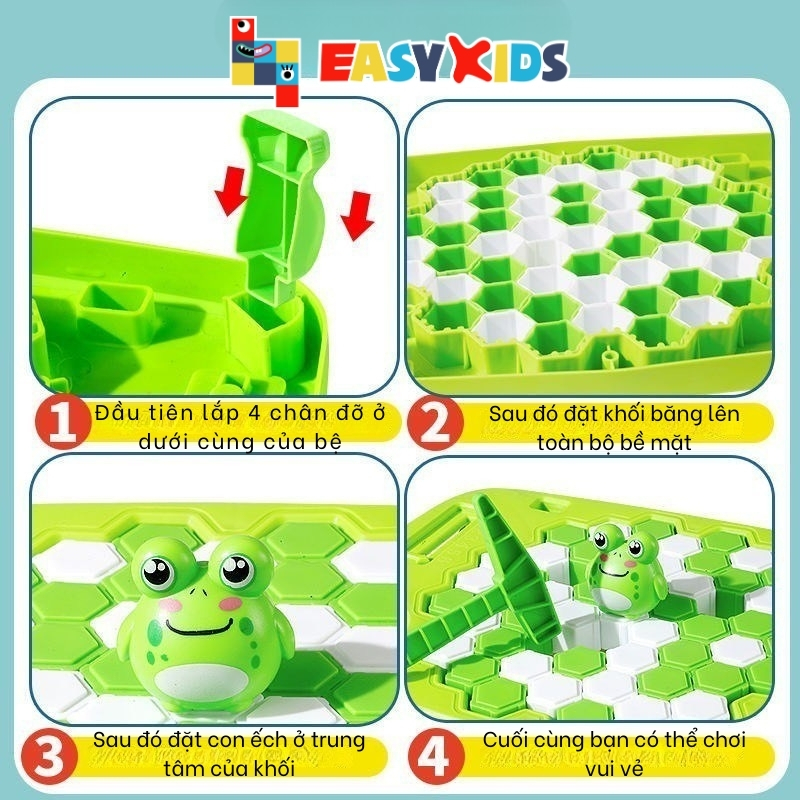 Bộ Đồ Chơi Phá Băng Giải Cứu Chim Cánh Cục, Cánh Cụt, Ếch…Size To, Mini Nhiều Mẫu – Penguin trap