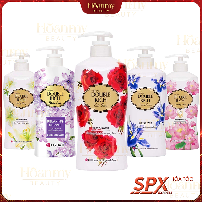 Sữa Tắm Double Rich Hương Hoa Chiết Xuất Từ Thiên Nhiên 200ml/550ml/800ml