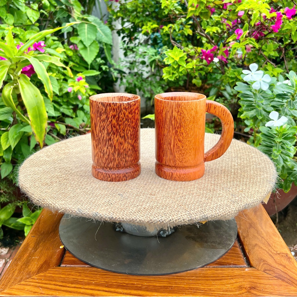 Ly Uống Nước Gỗ Dừa, Ly Uống Bia Đa Năng Dùng Trong Tiệc, Cafe, Tại Nhà, Cao Cấp, Đẹp Mộc Mạc & Bền Chắc - KIM TỨ
