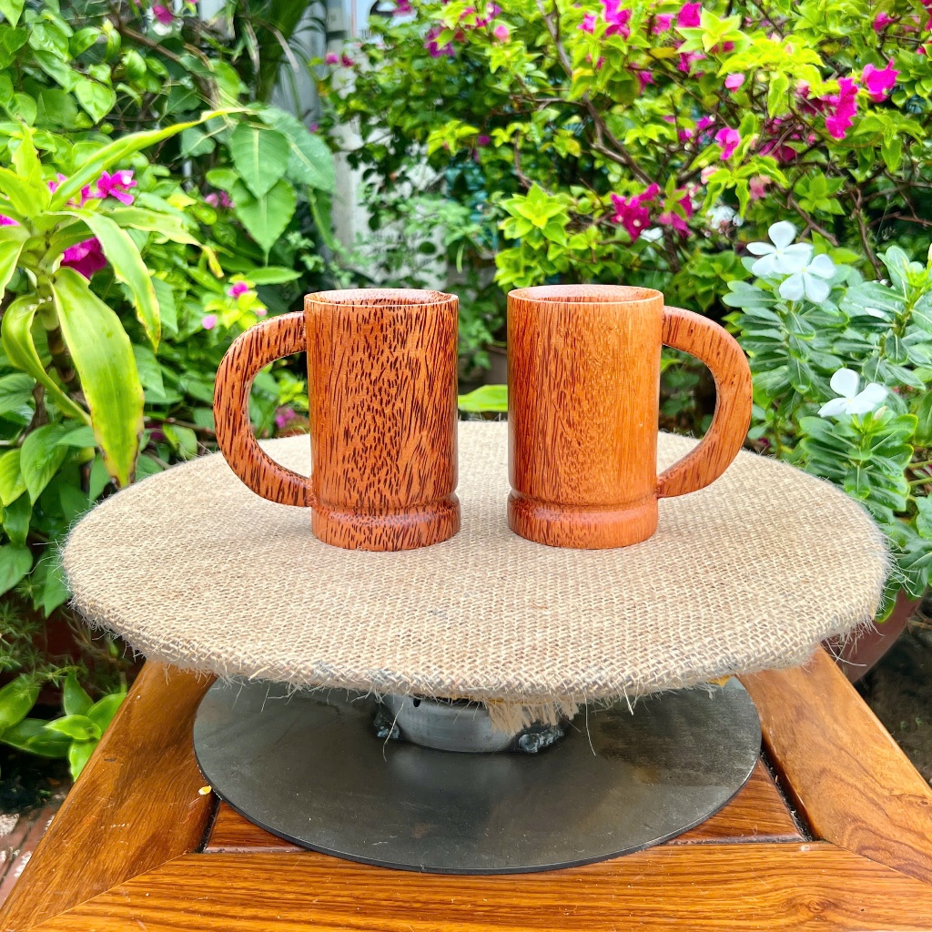 Ly Uống Nước Gỗ Dừa, Ly Uống Bia Đa Năng Dùng Trong Tiệc, Cafe, Tại Nhà, Cao Cấp, Đẹp Mộc Mạc & Bền Chắc - KIM TỨ