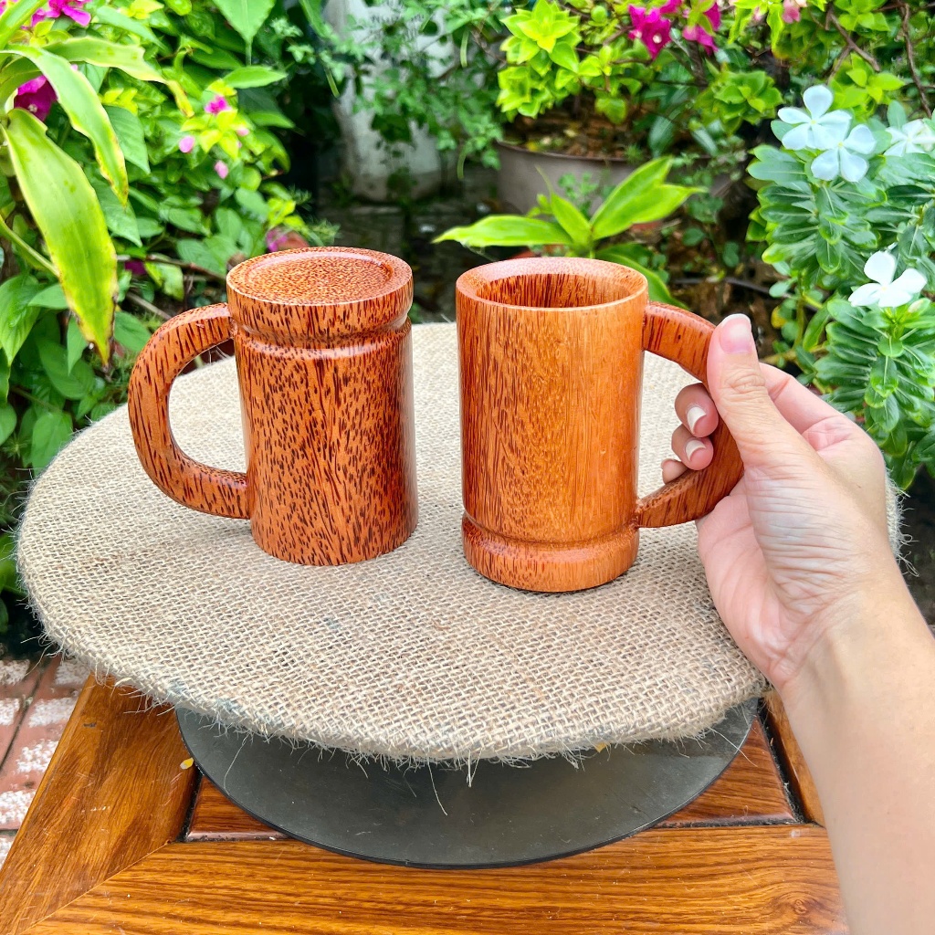 Ly Uống Nước Gỗ Dừa, Ly Uống Bia Đa Năng Dùng Trong Tiệc, Cafe, Tại Nhà, Cao Cấp, Đẹp Mộc Mạc & Bền Chắc - KIM TỨ