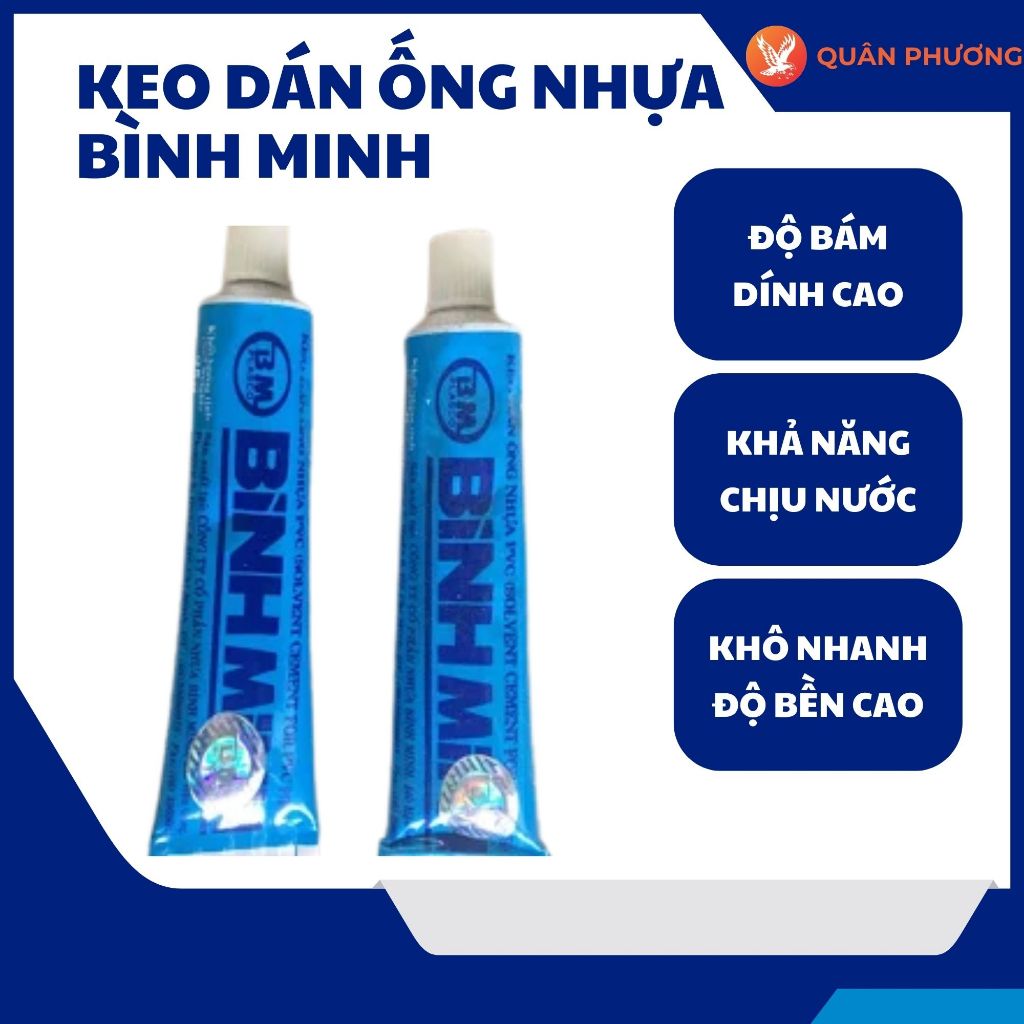 Combo 3 Tuýp Keo Dán Ống Nước Nhựa Bình Minh 25g, 50g, 100g – Keo Dán ...
