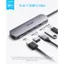 Hub chuyển đổi USB-C 5 trong 1 Anker A8357, hỗ trợ HDMI 4K, sạc nhanh 90W, mở rộng đa cổng cho laptop