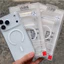 Ốp Lưng LIKGUSCRYSTAL Viền Dẻo Chống Sốc - Tích Hợp Sạc Từ Tính Tiện Lợi cho iP 17/16/15 Series