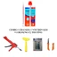Combo 1 Keo chà ron Epoxy 2 Thành Phần (Chống thấm, Chống bẩn) và Bộ dụng cụ 5 món