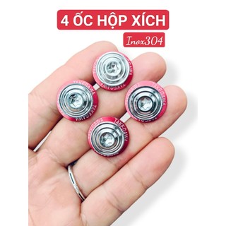 [Rẻ Vô Địch] Ốc hộp xích honda Ốc Salaya + long đền đỏ có chữ takegawa mẫu thái Inox 304 Gắn Wave, Dream, Future