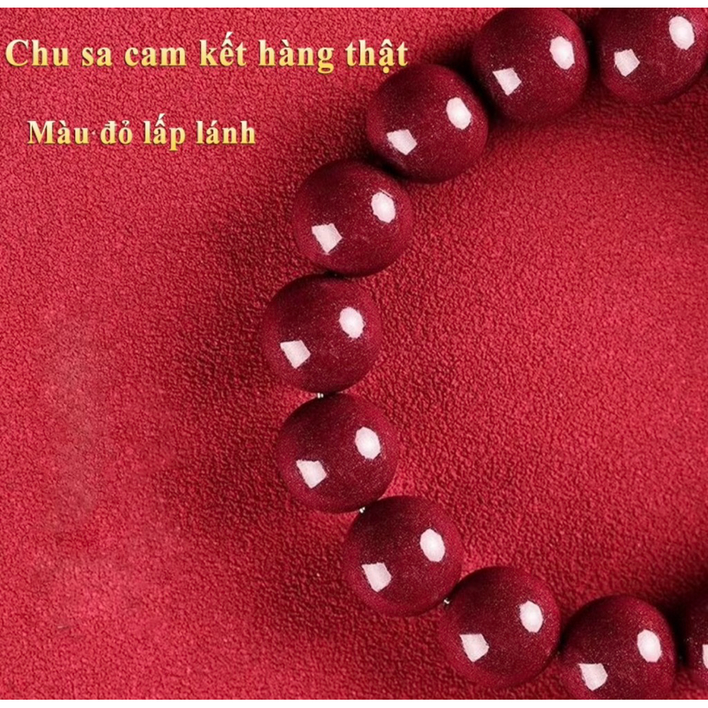 { Tặng Rùa Vàng + Túi Lộc } Vòng Chu Sa Ngũ Lộ Thần Tài May Mắn Tài Lộc