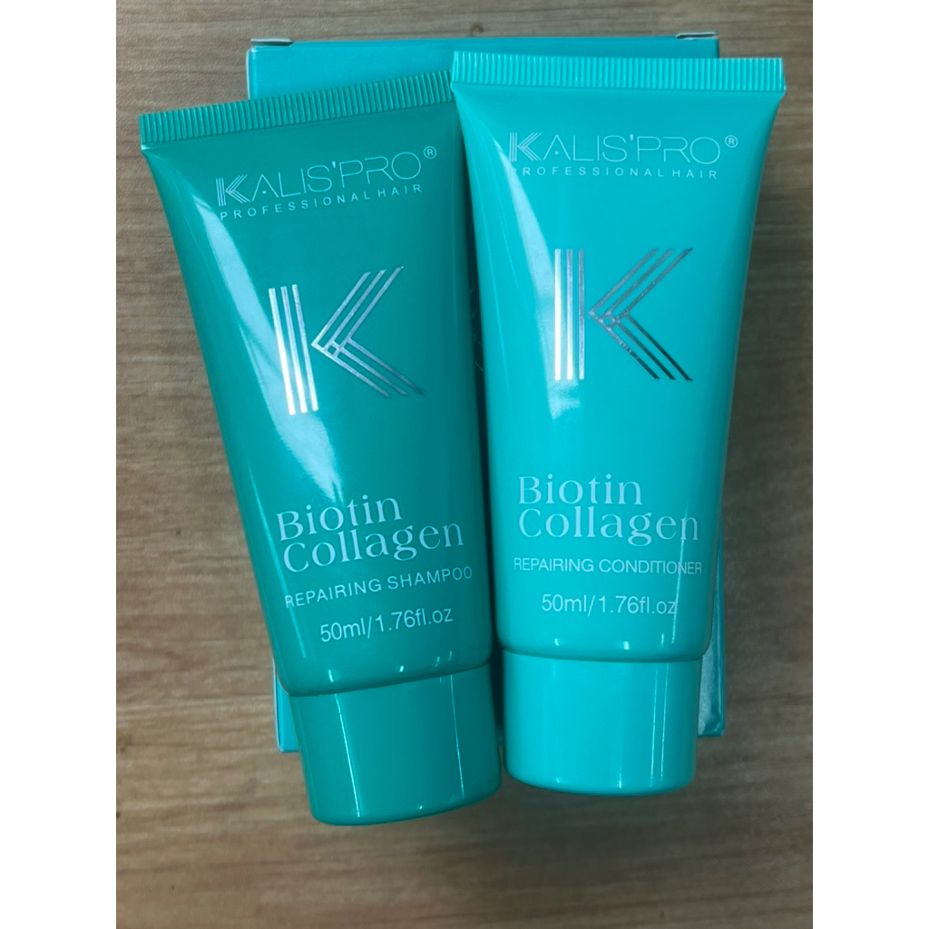 Dầu Gội Biotin Collagen Kalispro 50ml/ tuyp Kit du lịch