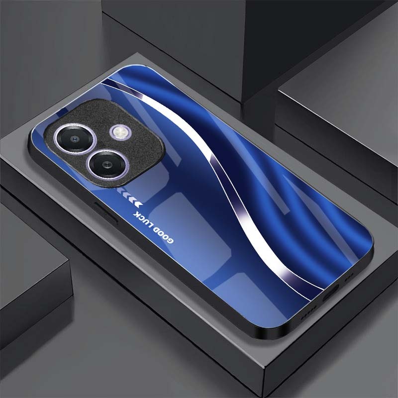 Ốp Lưng OPPO A3, A3X, A5 PRO mặt kính cường lực cao cấp, hàng new